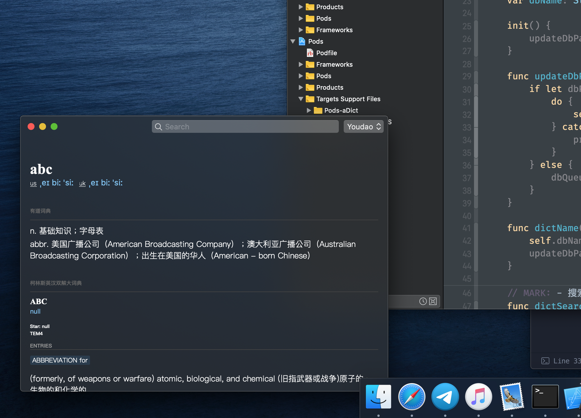 原始 Notion 圖：2019 年的 aDict for macOS。